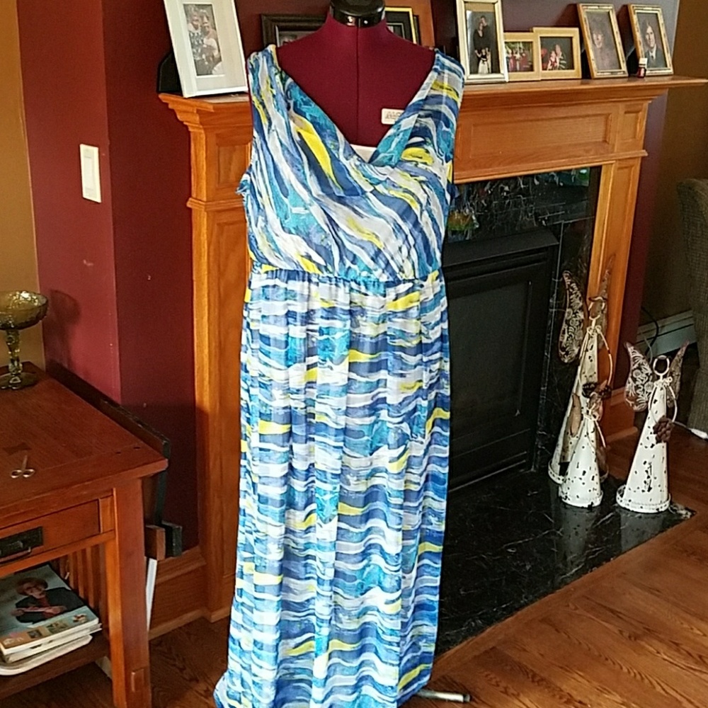 Relativity Plus size maxi dress